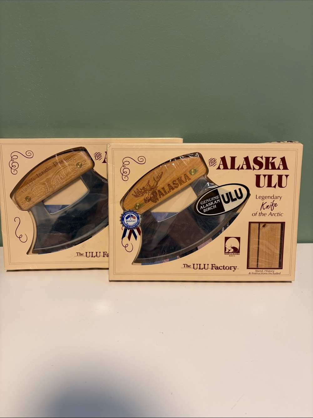 Set of 2 Alaska Ulu knives